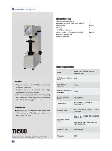 rockwell hardness tester manual pdf